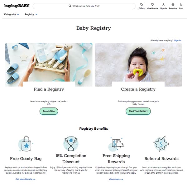 Buy Buy Baby Registry