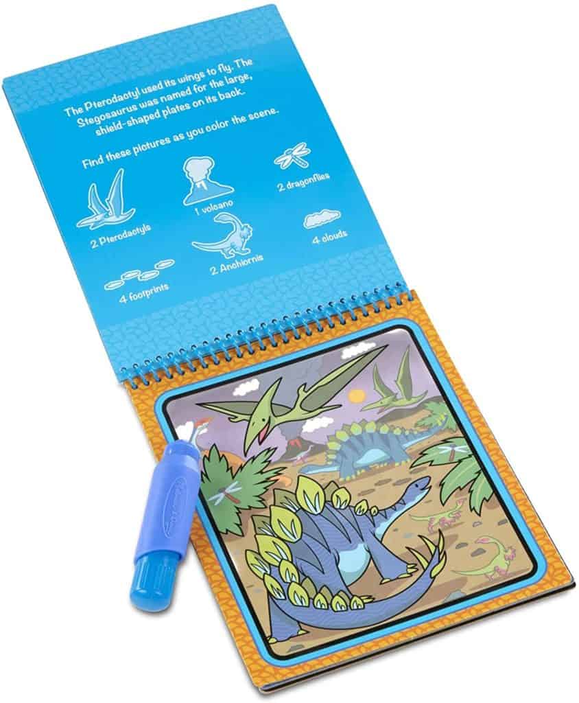 Dinosaur's reusable activity pad