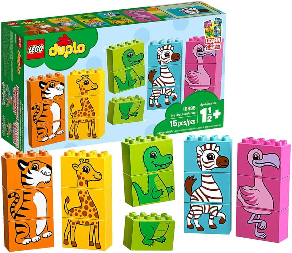The classic first fun puzzle LEGO Duplo set- Ages 18 months and above