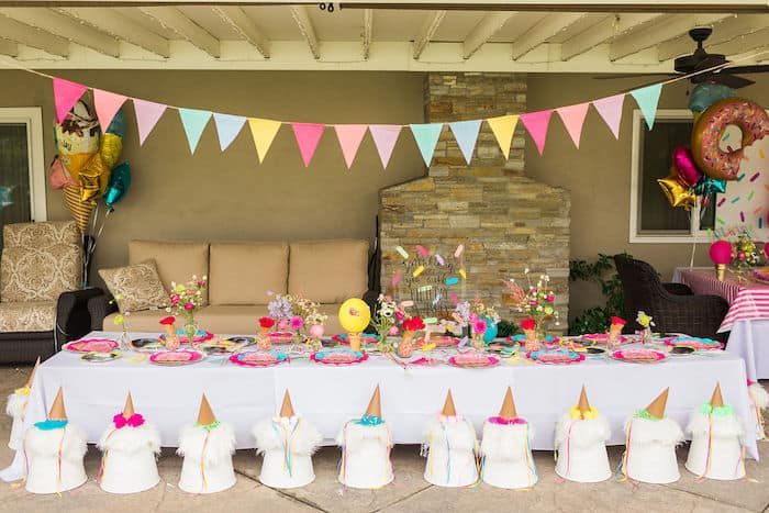 Toddler Table Sprinkle Party