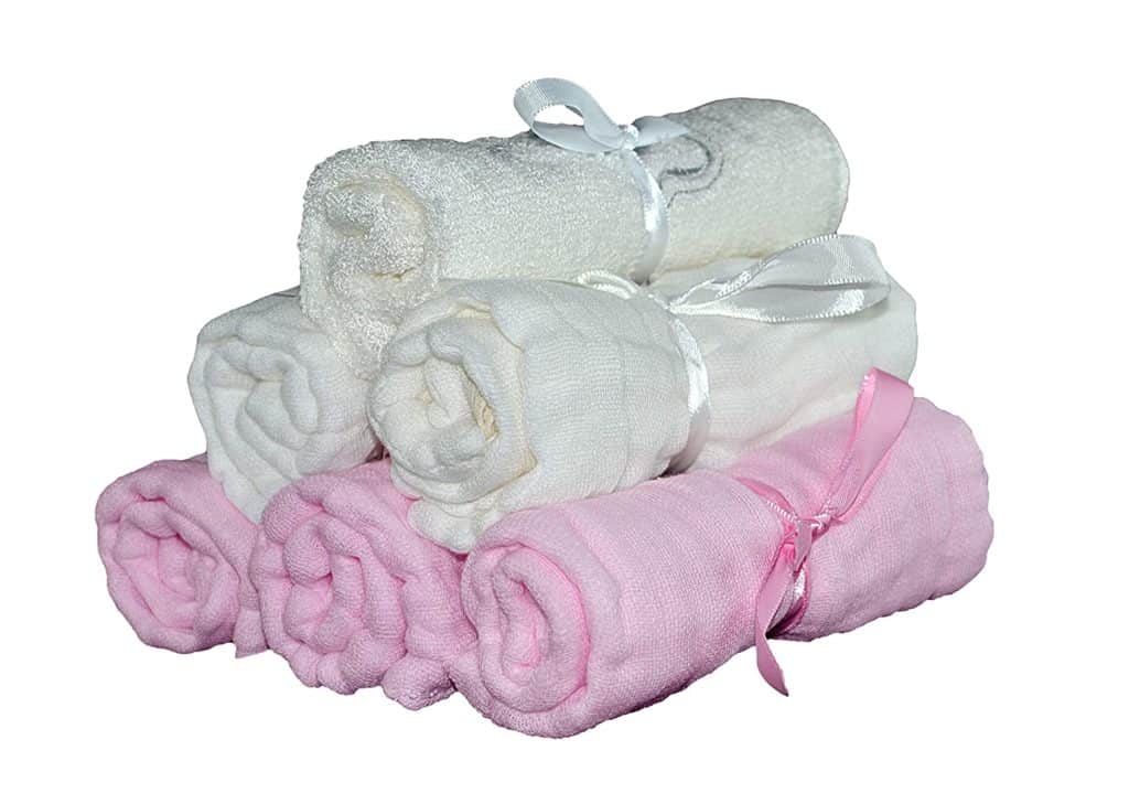 Tubby Todd's muslin baby washcloth, set of 6