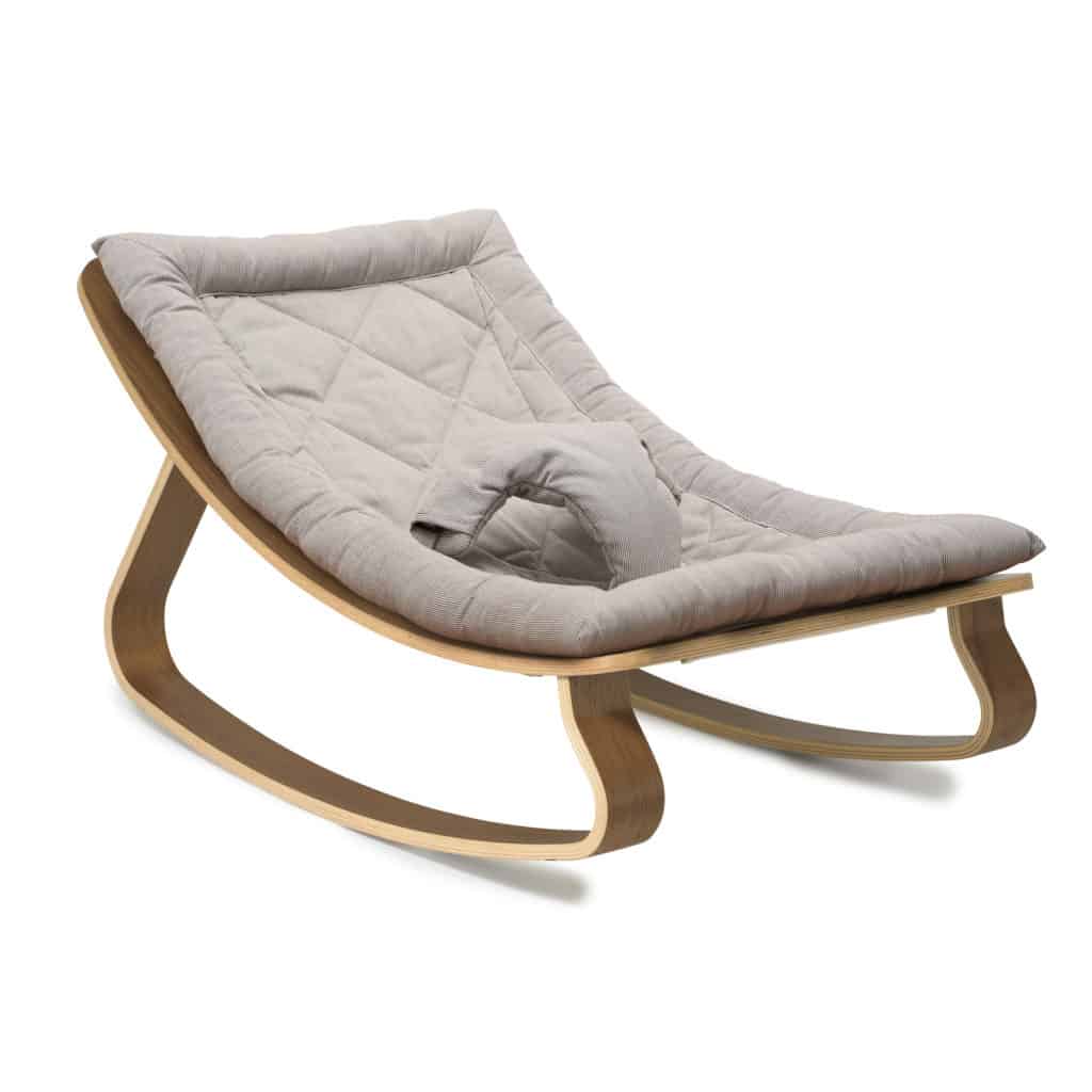 Charlie Crane Levo Walnut Baby Bouncer