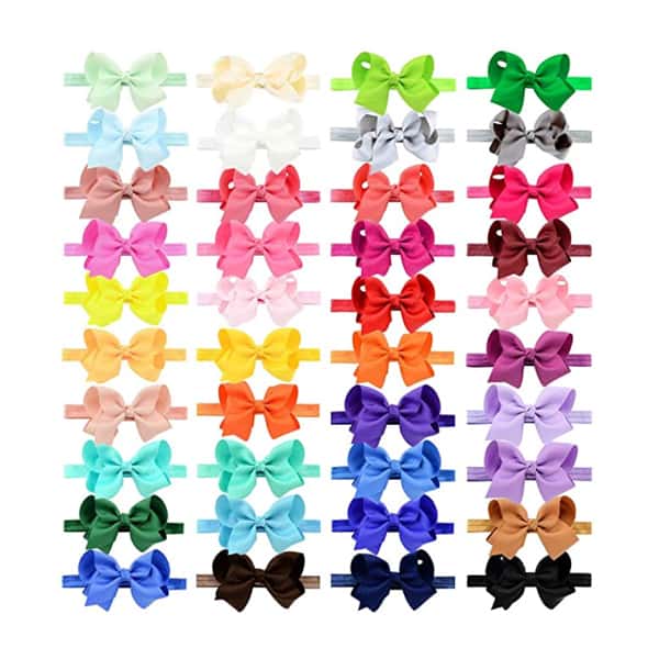 Choicbaby Grosgrain Ribbon Baby Headbands