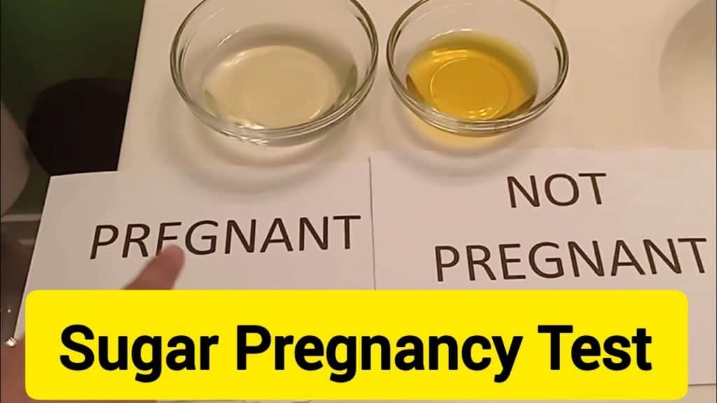 Home Pregnancy Test With Sugar