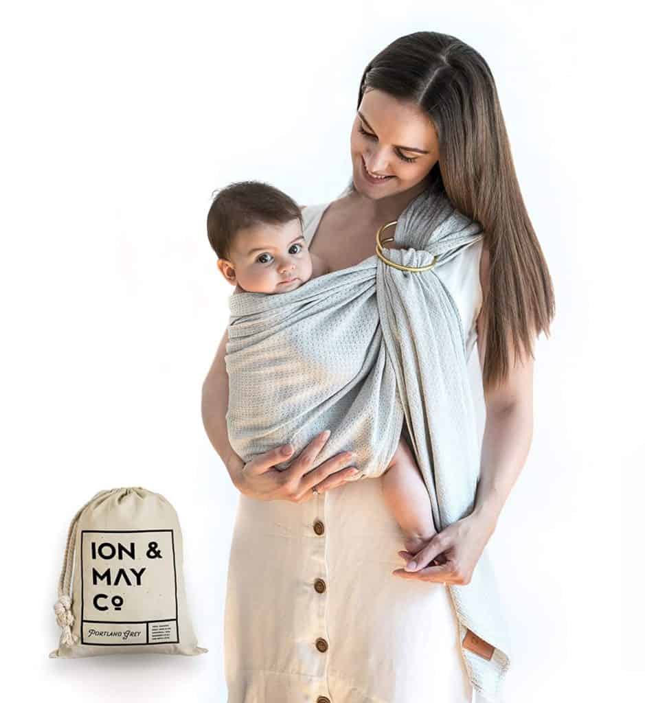 Ion and May Made from 100% Natural Collection Ring Sling For Baby