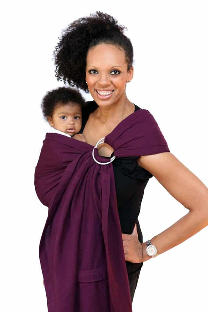 Maya Wrap Lightly Padded Ring Sling for Baby