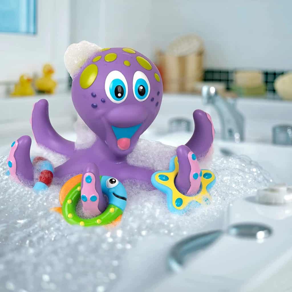 Nuby Octopus Hoopla Bathtime Fun Toys