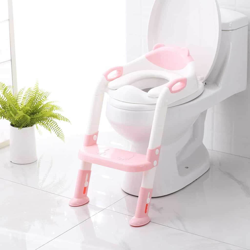 Potty Training Seat with a step stool ladder