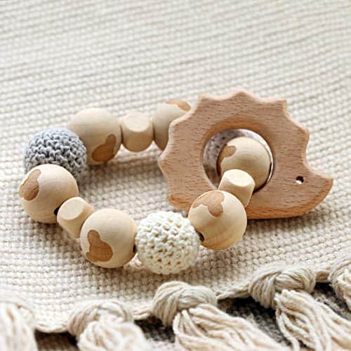 Promise Baby Hedgehog Wooden Teether