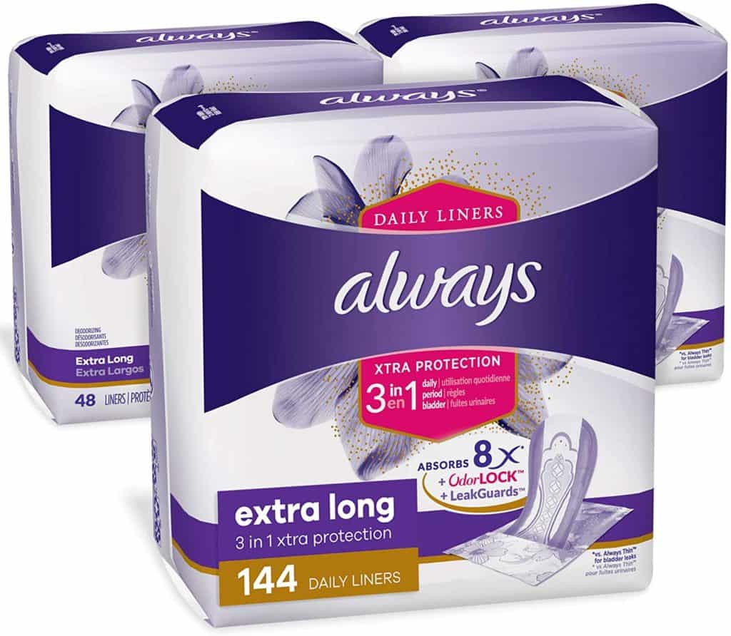 Always Xtra Protection Daily Panty Liners