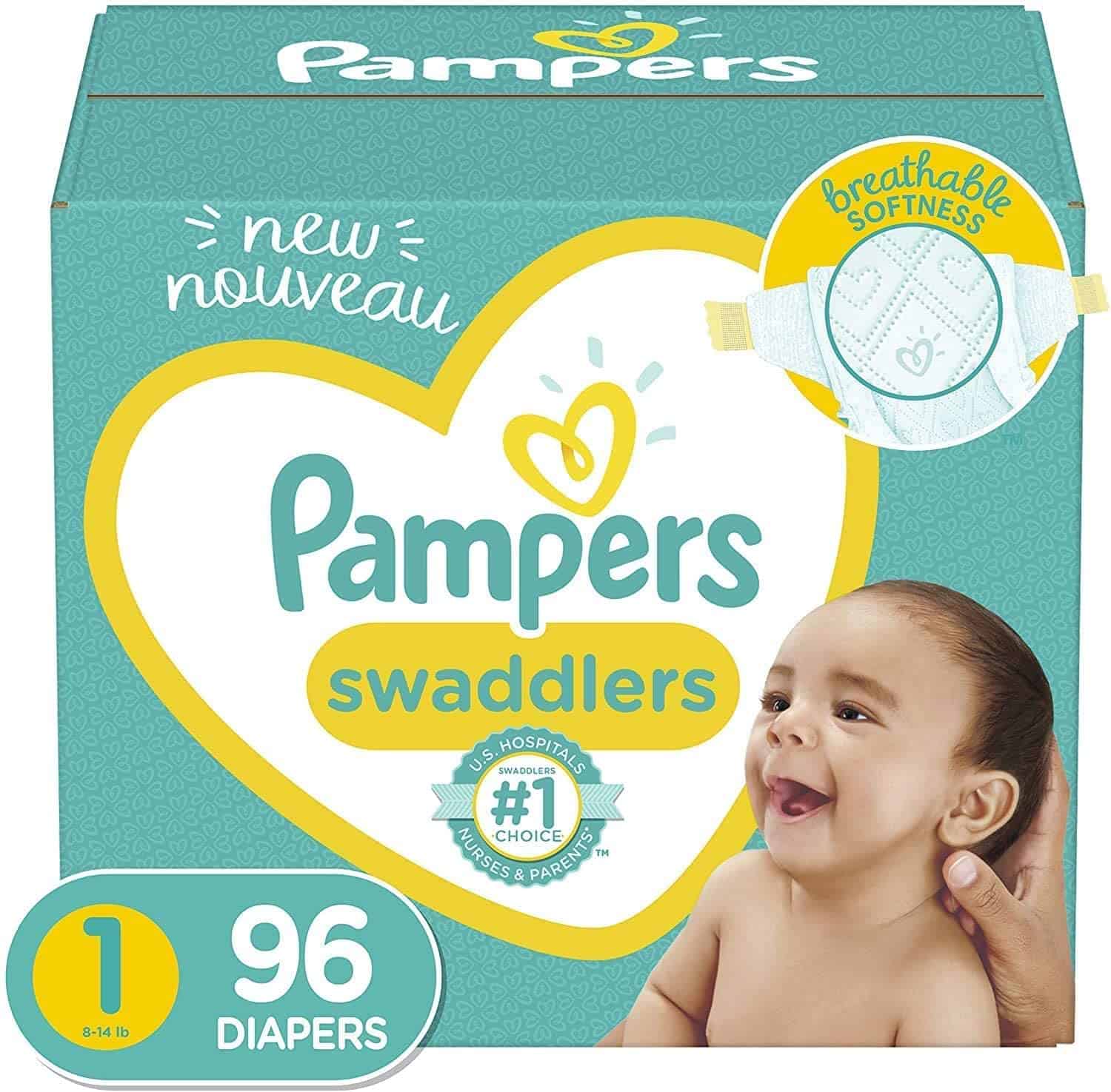Pampers Swaddlers Disposable Diapers, Super Pack