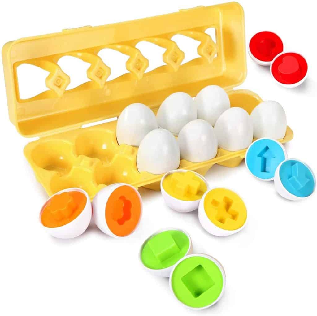 TomatoFish Matching Egg Set puzzle