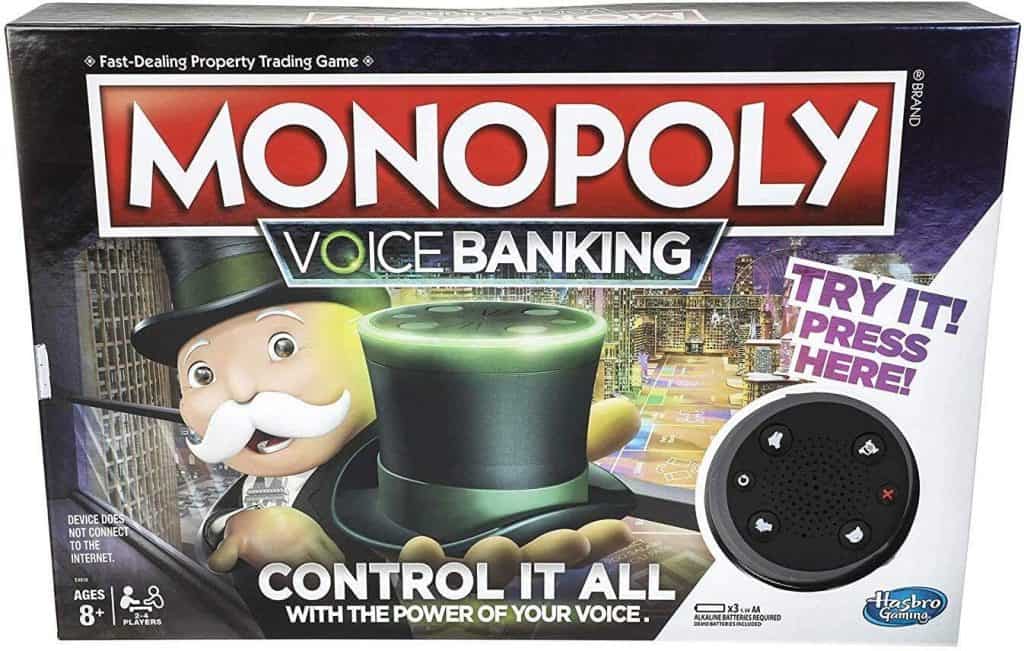 Monopoly Voice Banking Electronic Family Board Game; Best Gifts For 8-Year-old Boy