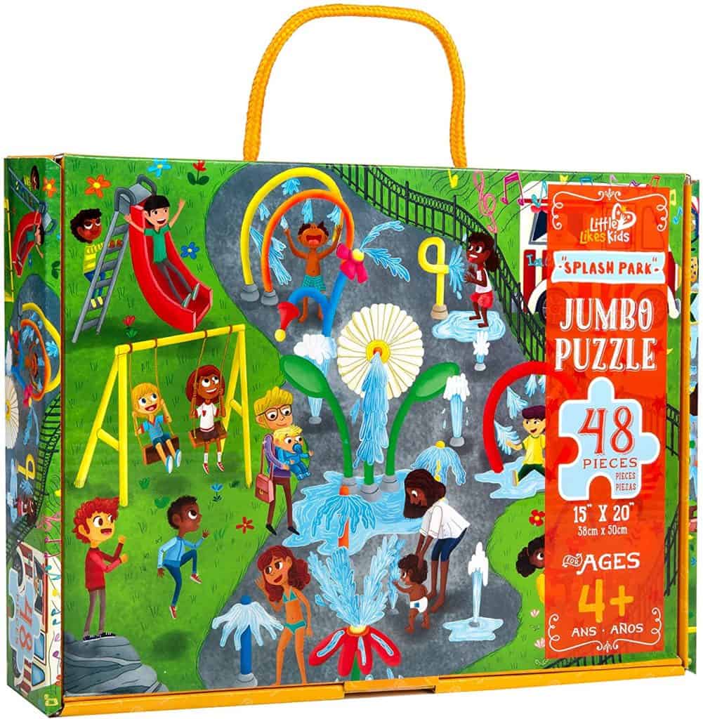48-Piece Splash Park Puzzle - Christmas Presents For Boys
