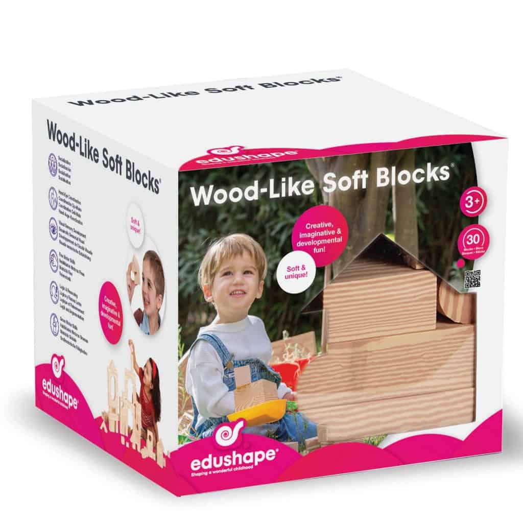 Blocks - Edushape Wood-Like Soft Blocks, $17.72 - Best Montessori Toys