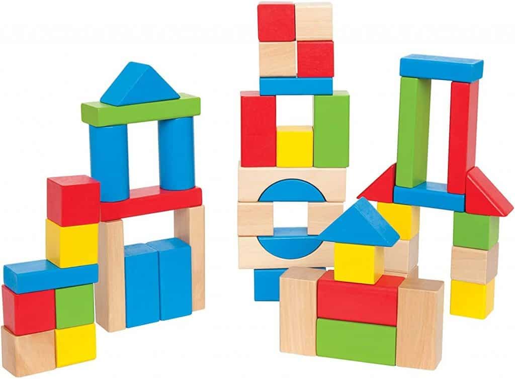 Blocks - Hape Build Up & Away Blocks, $23.95 - Best Montessori Toys