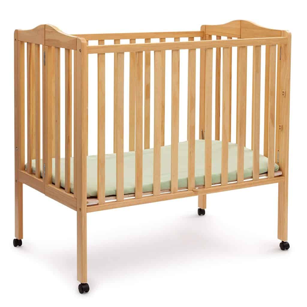 Delta Children Portable with Wheels - Best Mini Cribs