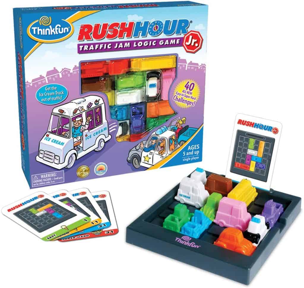 Junior Rush Hour Traffic Jam Logic Game - 5-year-old Christmas Gifts