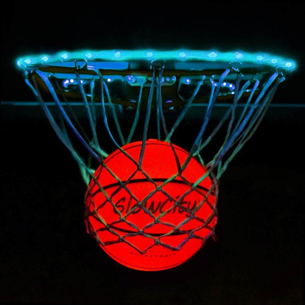 Light Up Basketball and Rim - best gifts for a 14-year-old boy