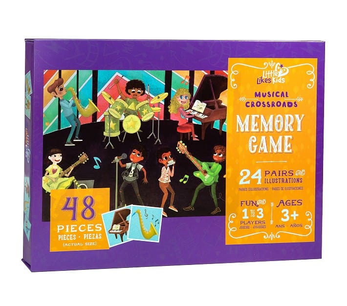Musical Crossroads Matching Memory Game - Christmas Gifts for 5-year-old Girl