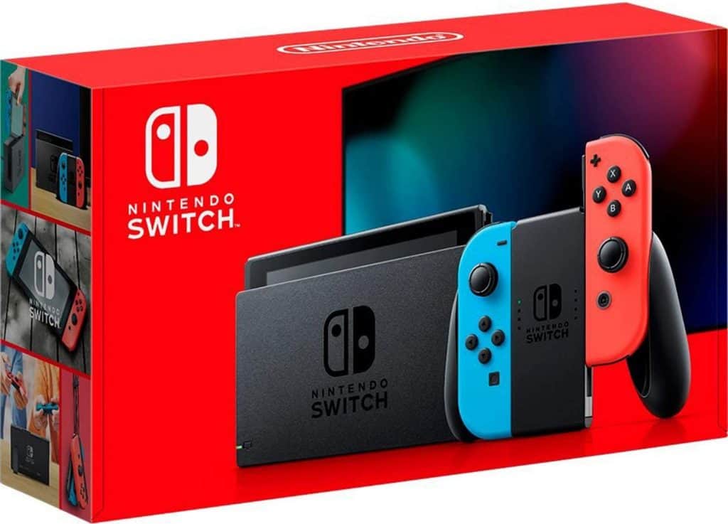 Nintendo Switch Neon Blue and Red Joy-Con - best gifts for a 16-year-old boy