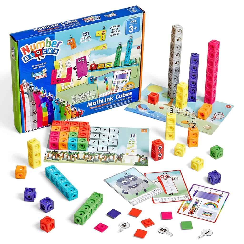 Numberblocks Cubes MathLink Activity Set - Best Gifts For 3-Year-Old Girl