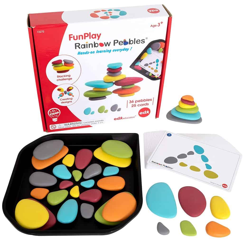 Rainbow Pebbles FunPlay Activity Set - Best Gifts For 3-Year-Old Girl