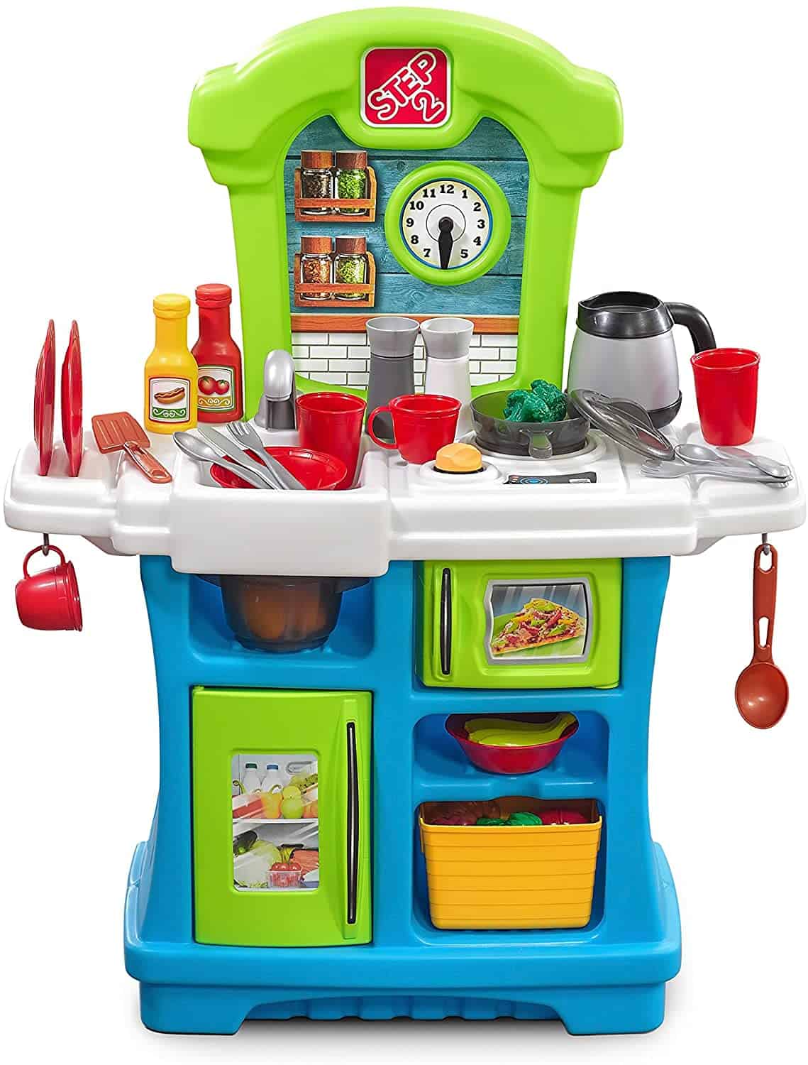 15 Best Play Kitchens For Toddlers In 2022   Step2 Little Cooks Kitchen 48 Best Play Kitchens 