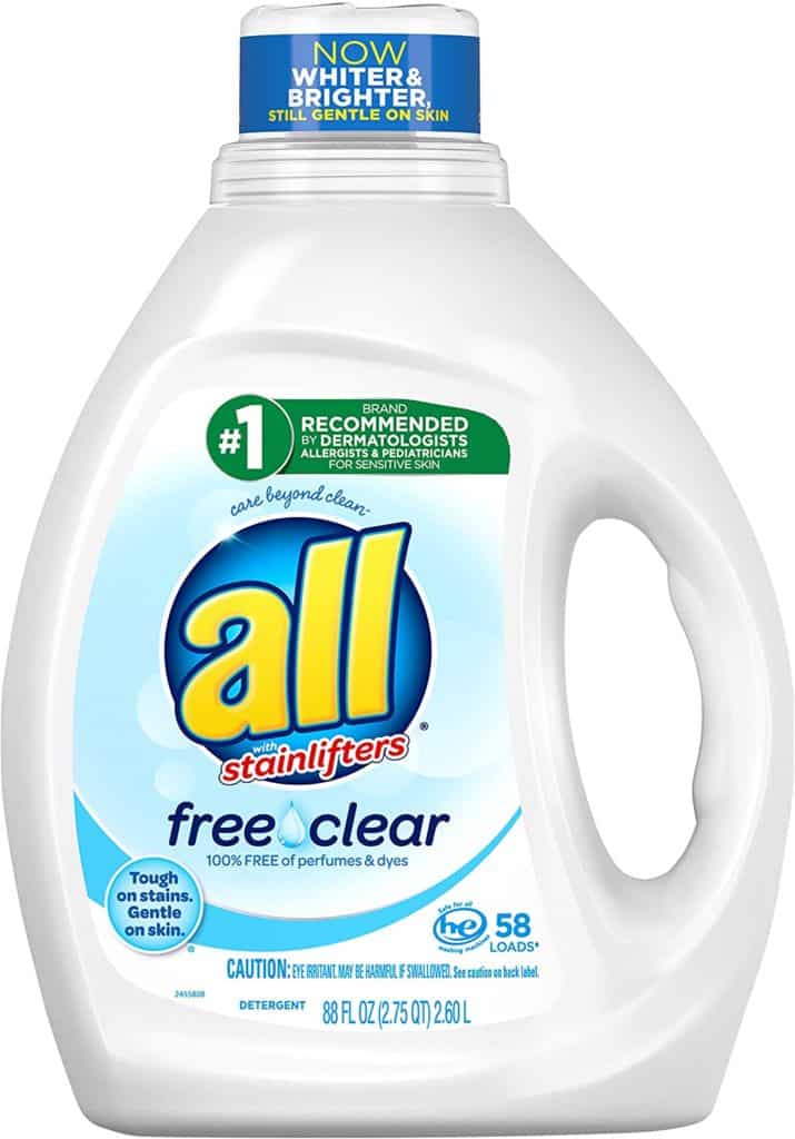 All Free Clear Liquid - Best Baby Laundry Detergents