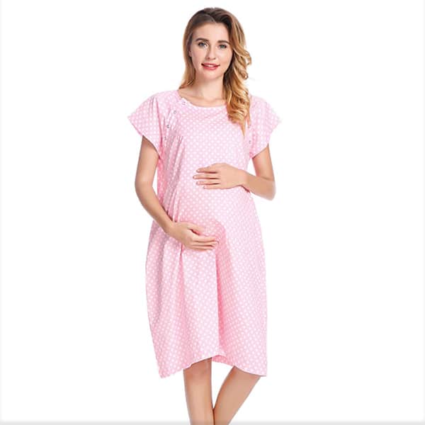 Beauty Cotton Labor and Delivery Gown - Best Labor and Delivery Gowns