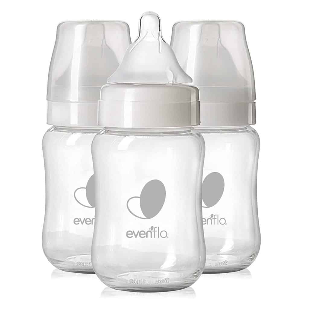 Best for Latching- Evenflo Feeding with Wide Neck Bottle - Best Bottles for Breastfed Babies