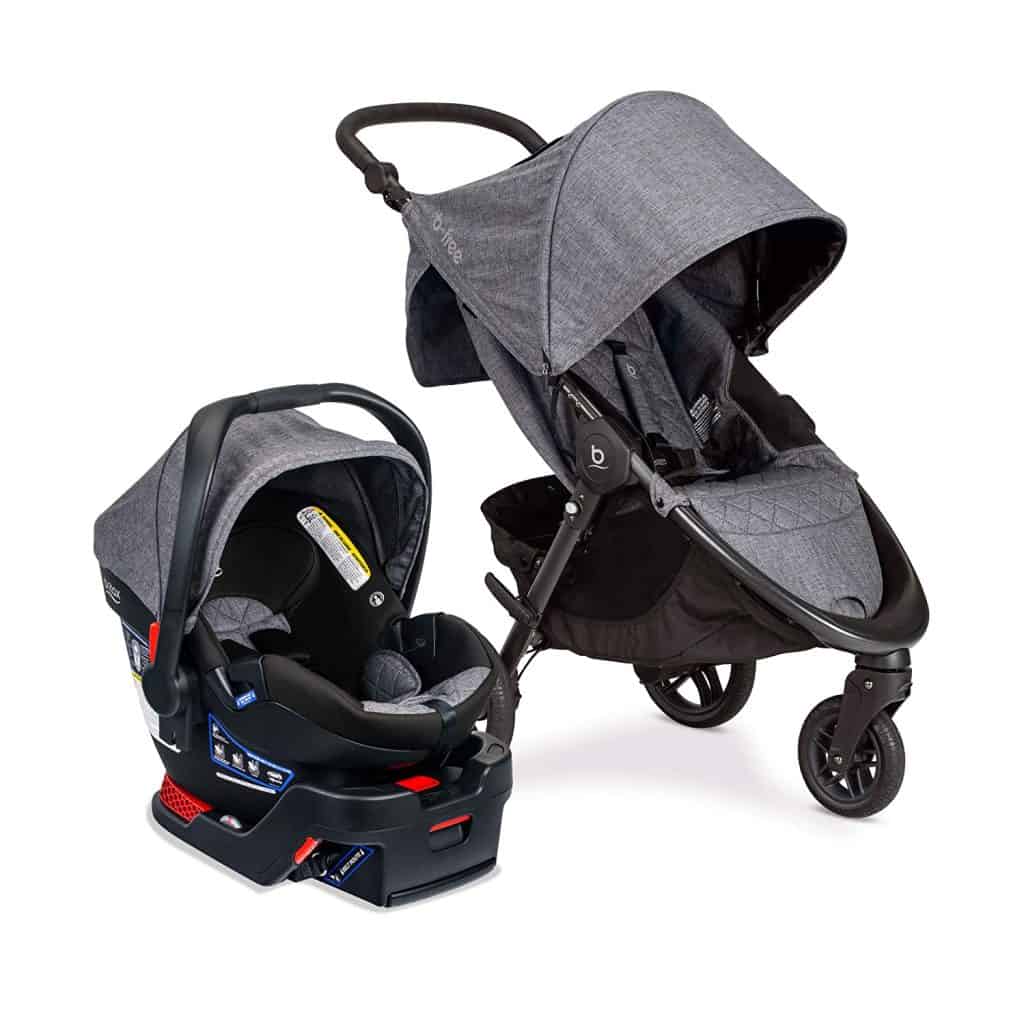 Britax B-Free and Safe Ultra Travel System- Best Car Seat Stroller