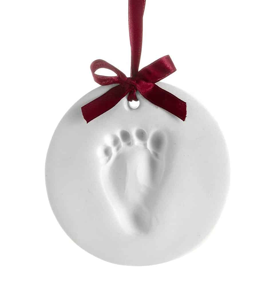 Hanging Babyprints Christmas Ornaments