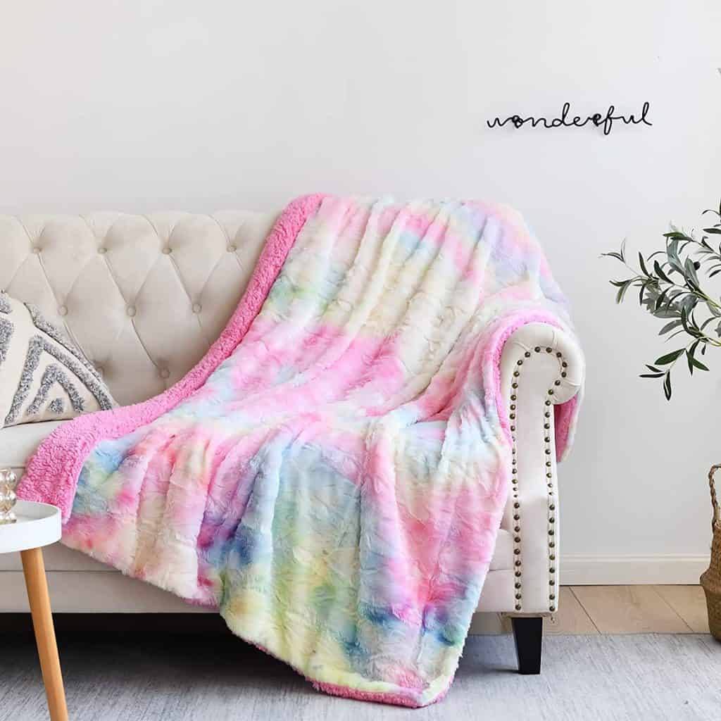Fur Faux Throw Blanket - Best Gifts For 11-Year-Old Girls
