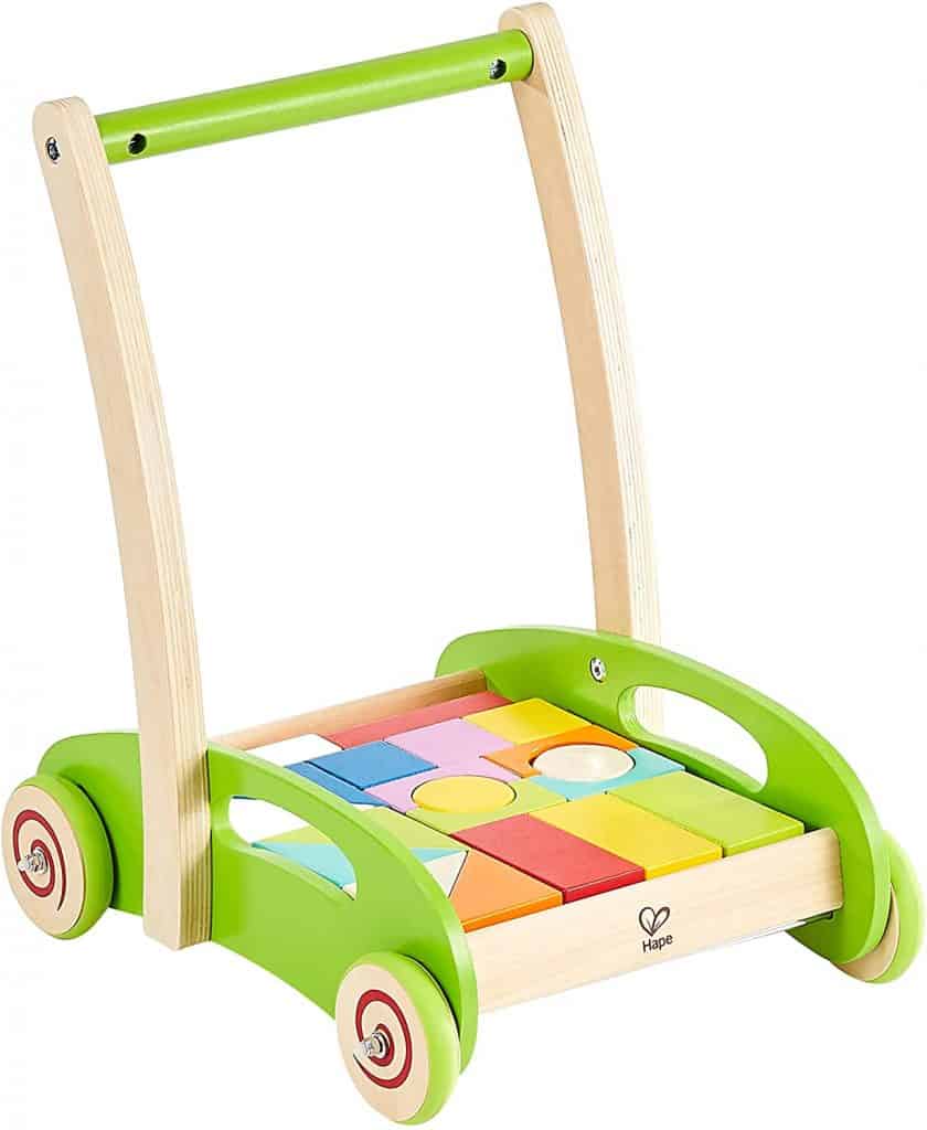 Hape's Block and Roll - Best Walking Toys For Babies