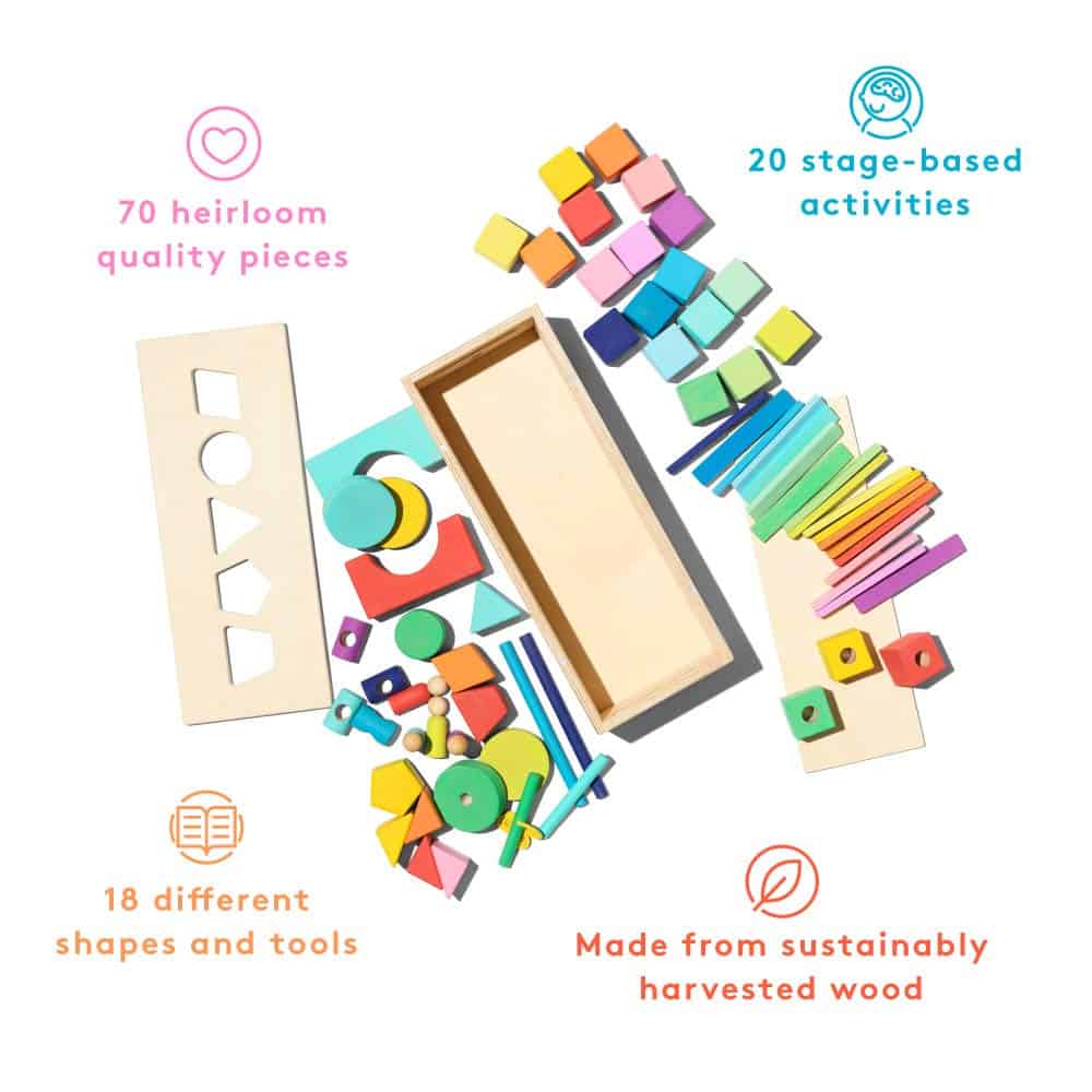 The Set Of Blocks - Best Gifts For 4-Year-old Girl