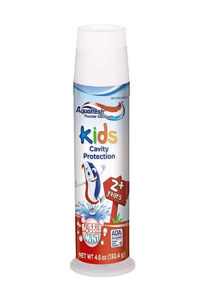 Aquafresh Kids Cavity Protection Toothpaste with a Pump - Best Toothpaste For Your Kids