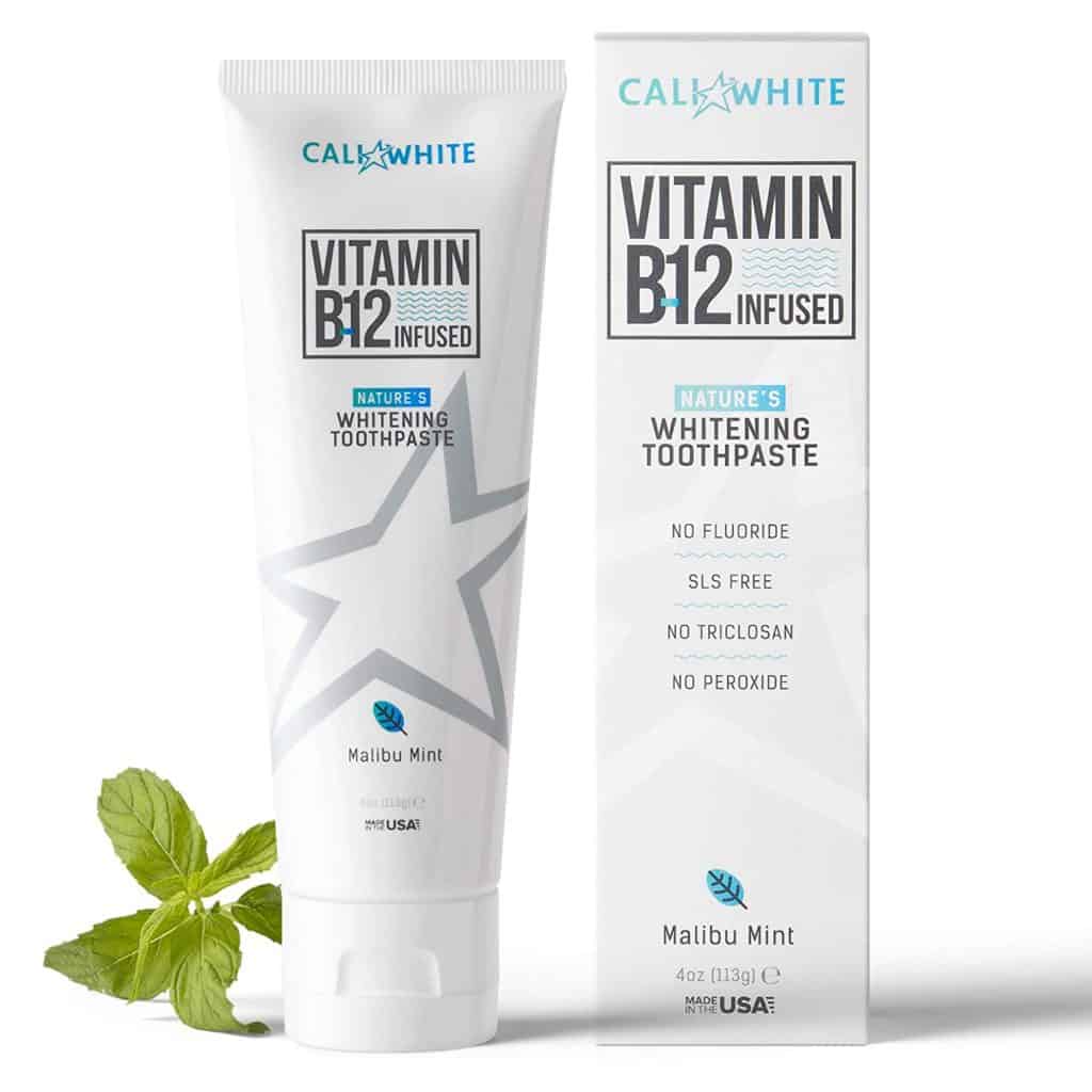 Cali White Vitamin B12 Vegan Whitening Toothpaste - Best Toothpaste For Your Kids