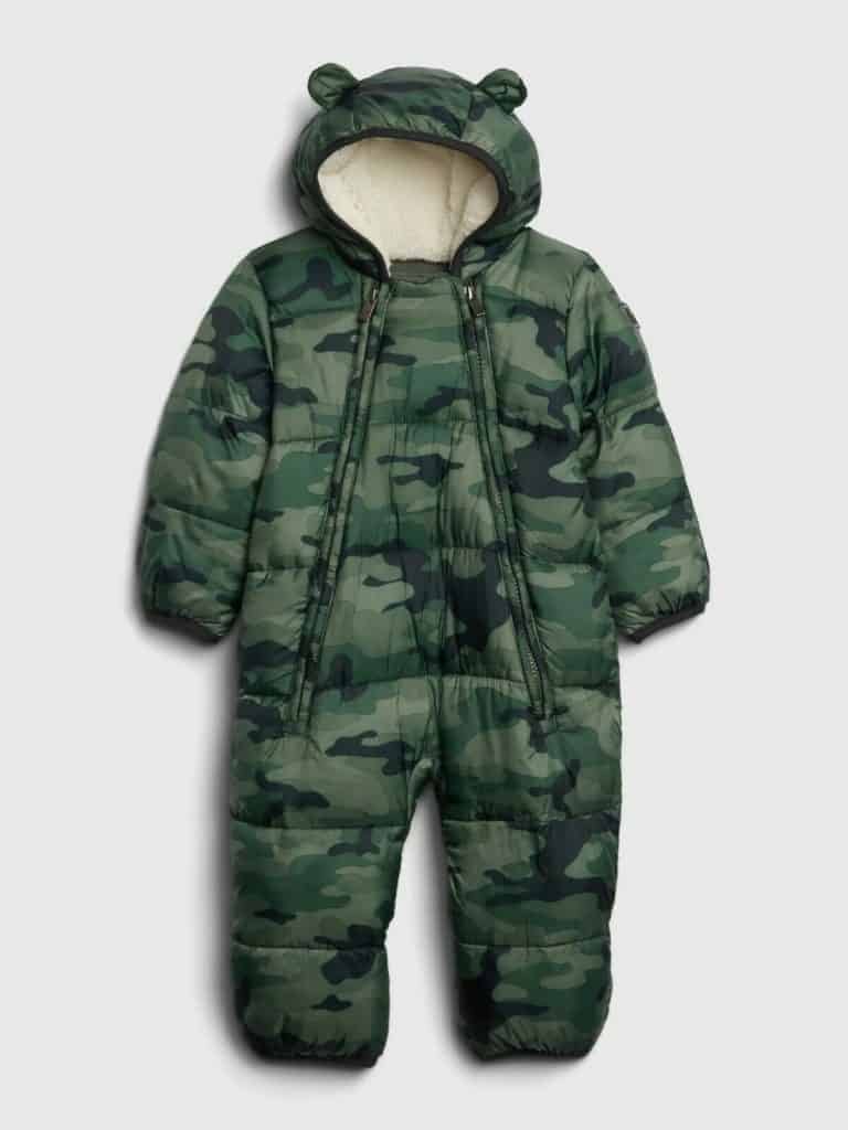 Gap Baby ColdControl Ultra Max Down Snowsuit (Best Cute Baby Snowsuit)