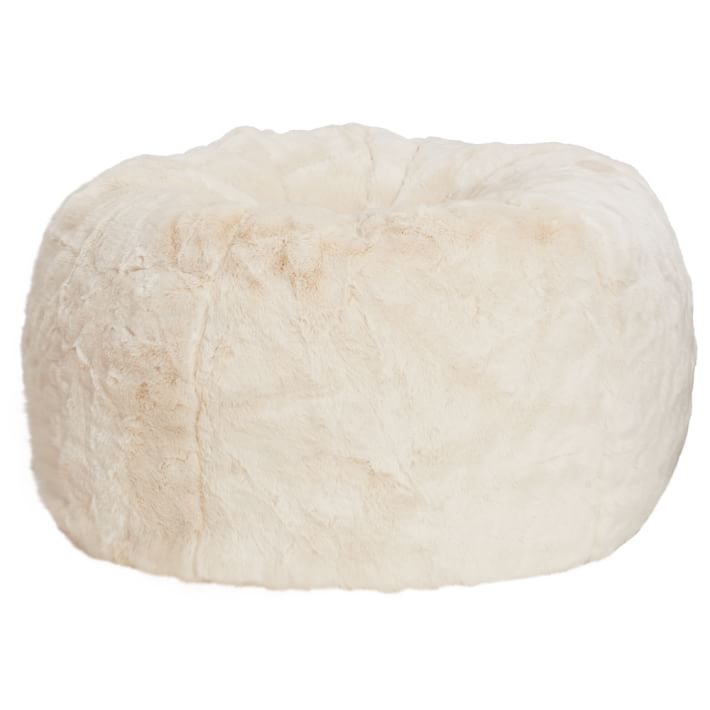 Polar Bear Faux Fur Bean Bag Chair