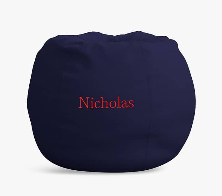 Pottery Barn Kids Navy Anywhere Bean bag chair