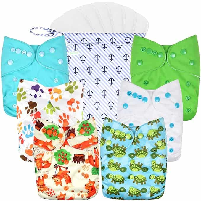 Wegreeco Reusable Baby Cloth Diapers