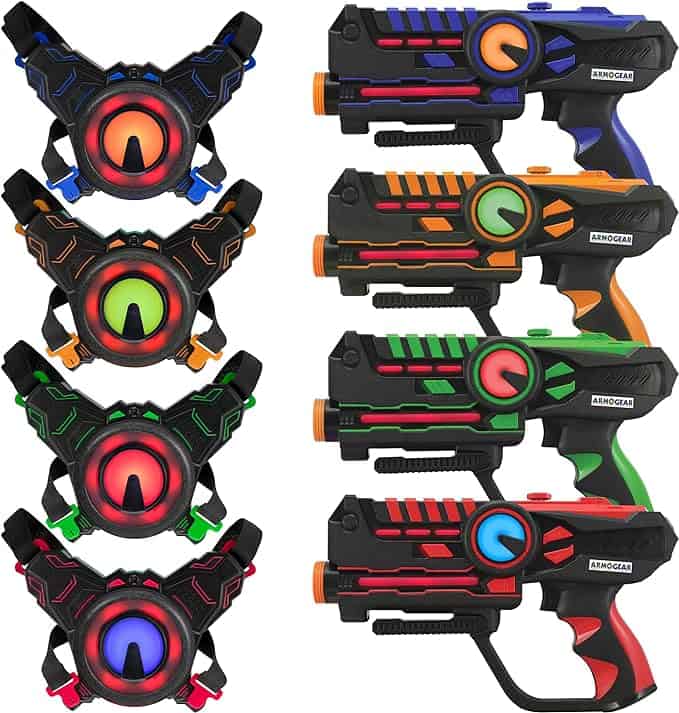 Laser Tag Guns with Vests Set
