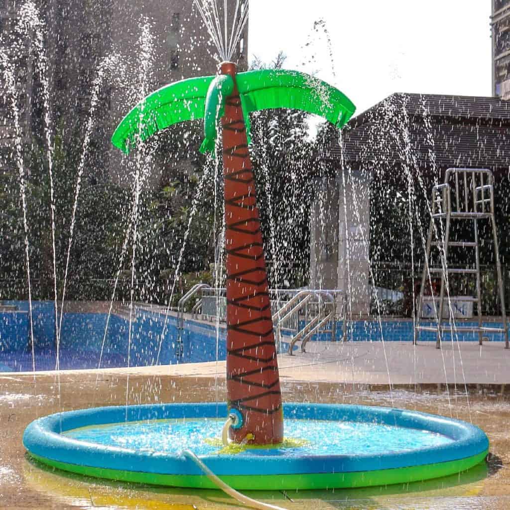 Best Sprinkler for Bigger Kids - Sprinkle Splash Palm Tree Pad