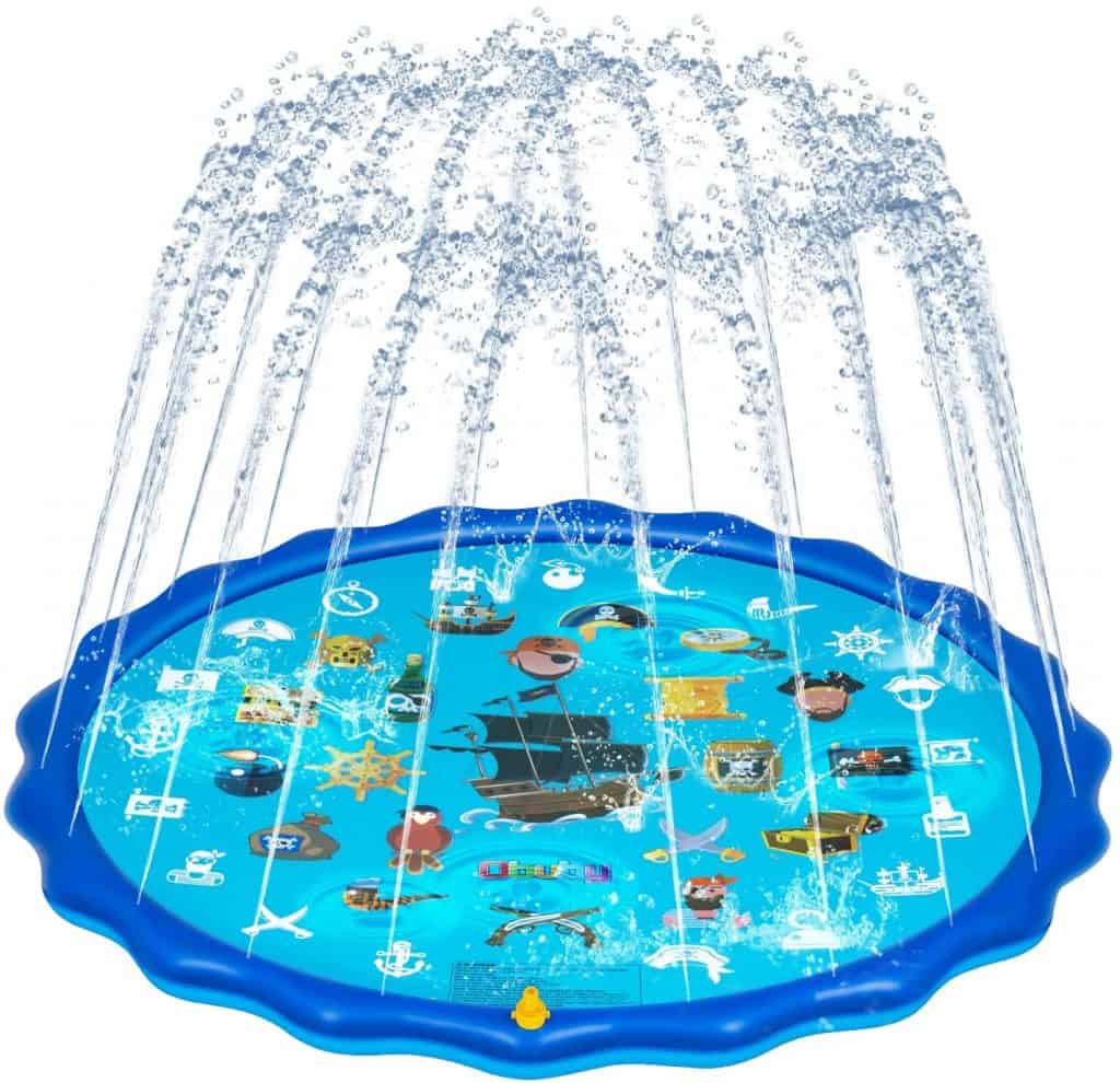 Best Sprinkler for Young Kids - Obuby Sprinkle & Splash Play Mat