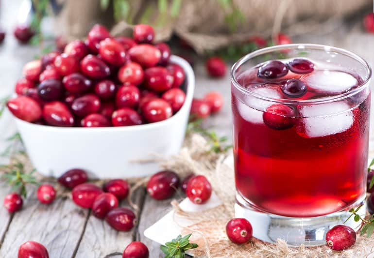 Cranberry and Prune Juice - Iron-Rich Foods For Babies