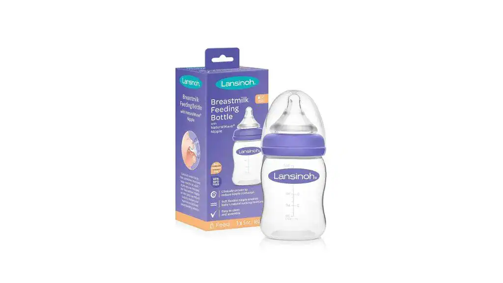 Lansinoh Breastmilk Feeding Bottle with NaturalWave Nipple