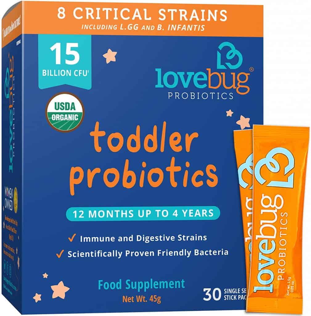 Lovebug Probiotics Toddler Probiotics Packets