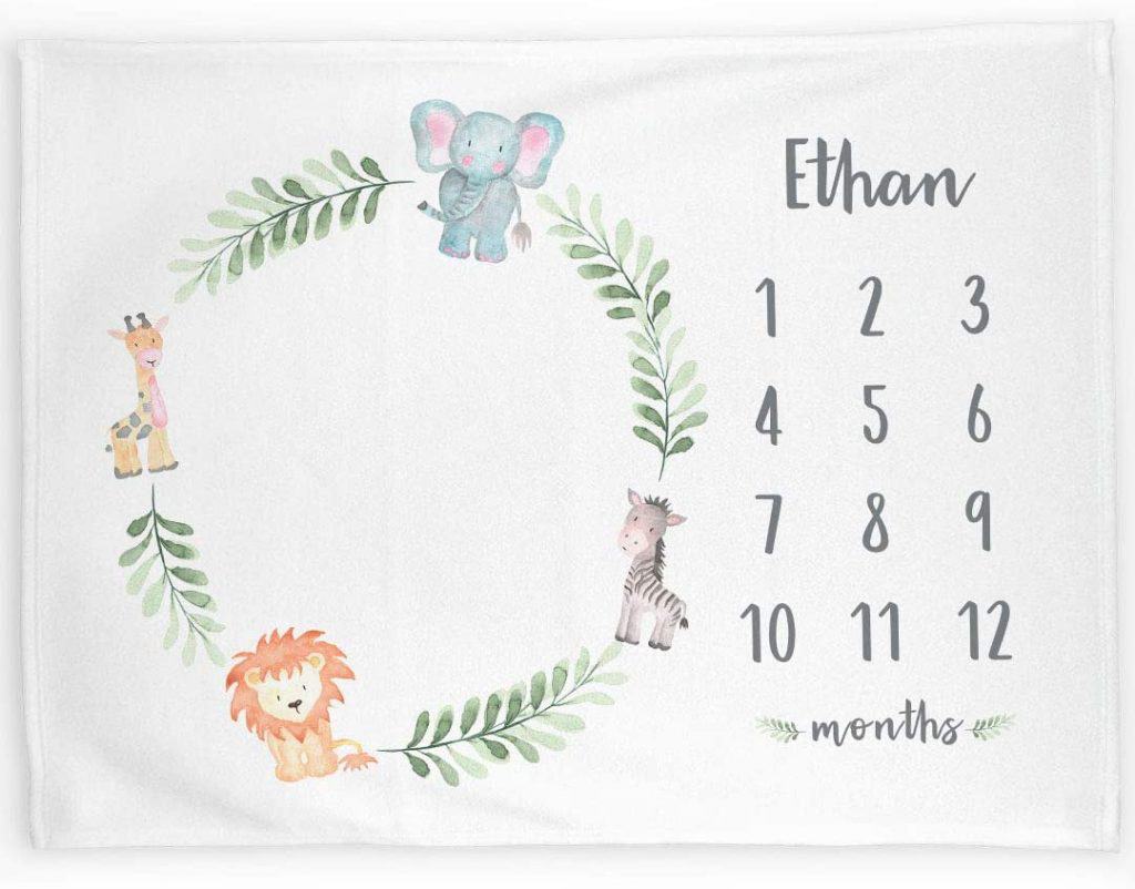 Stork Wares Personalized Baby Blanket