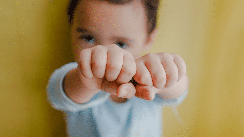 toddler biting nails